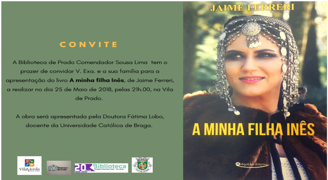 Jaime Ferreri apresenta o seu mais recente livro na Biblioteca de Prado