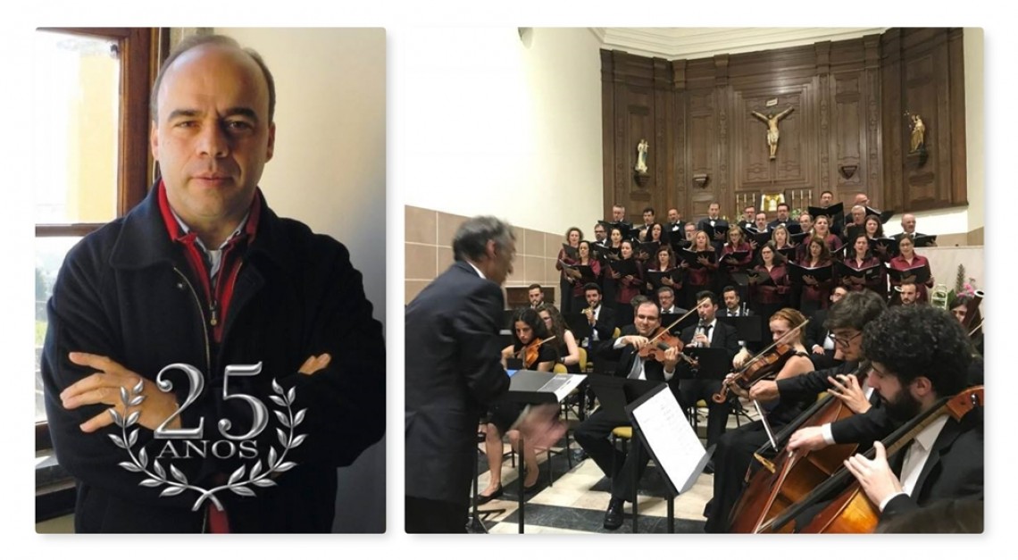 Concerto Coral Sinfónico no arranque das celebrações das Bodas de Prata Sacerdotais do Padre João Alberto Correia!