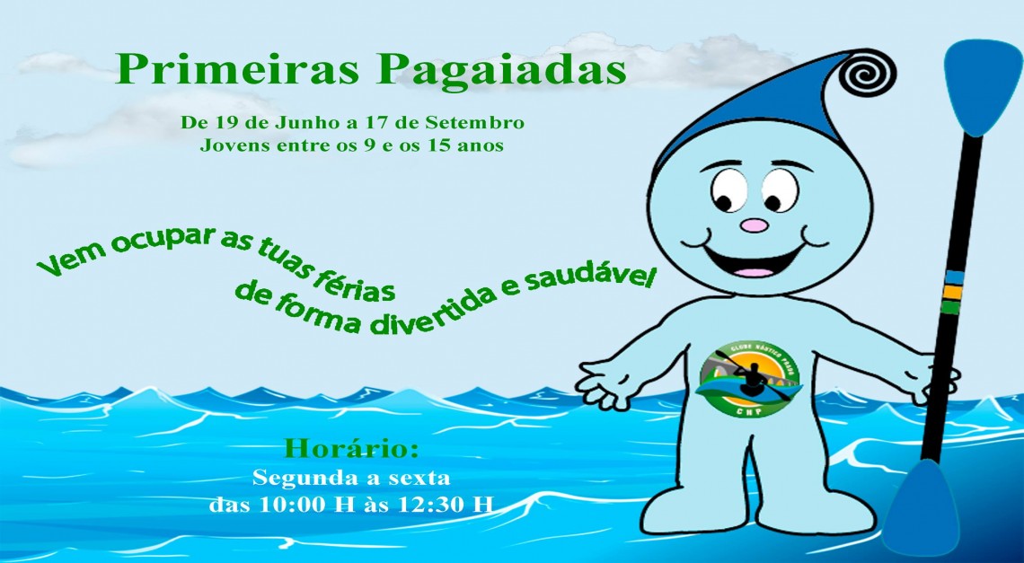 Umas férias em cheio com as Primeiras Pagaiadas do CN Prado!