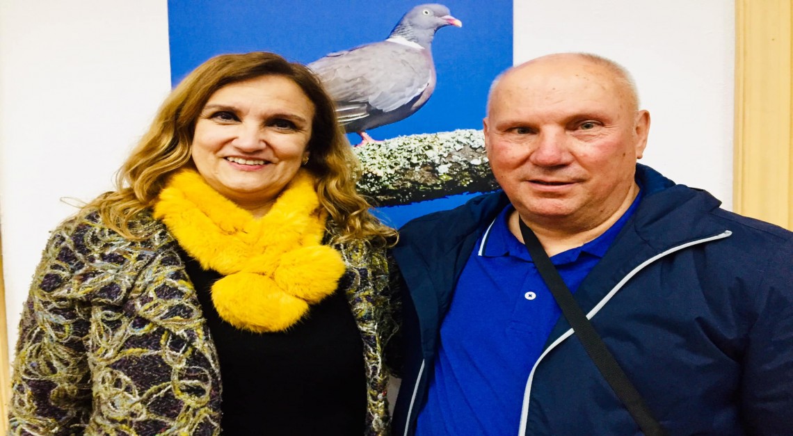 António Moreira. Exposição fotográfica 'Aves do Cávado' patente na Biblioteca Municipal