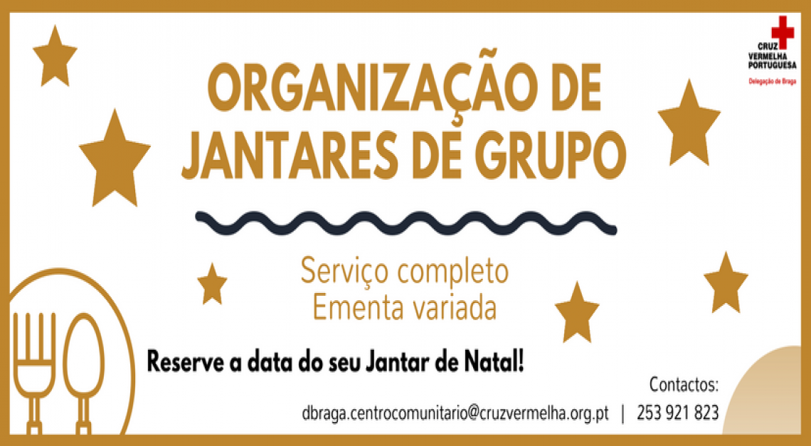 Chef Humanitário: Centro Comunitário de Prado organiza Jantares de Grupo!